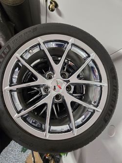 C6 Z06 OEM Chrome Spyder Wheels