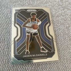 Jaden McDaniels Panini Prizm