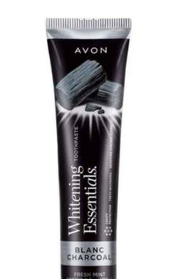 12 PCS AVON WHITENING ESSENTIALS FLUORIDE TOOTHPASTE BLANC CHARCOAL FRESH MINT 20G