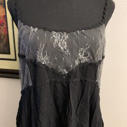 Intamately Free People Black Lace Slip Dress Size Small