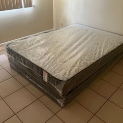 Full Size Mattress With Box Spring COLCHONES Nuevos Matrimoniales Full Bed 