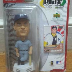 2002 MLB Edition Play Makers by Upper Deck Jason Giambi Figurine Unopened. Message me anytime if interested will send more pictures or videos thank yo