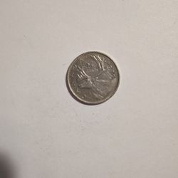 A Rare 25 Cents Of Queen Elizabeth