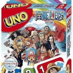 One Piece Anime Uno Cards - Card Game for Family Game Night, Trivia, Travel & Camping