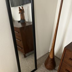 FREE Wood Framed Tall Wall Mirror  