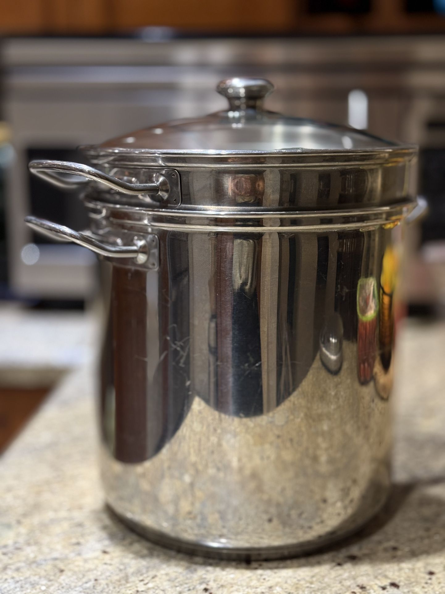 Williams Sonoma 12 Quart Stainless Steel Pasta Pot Multi with Basket