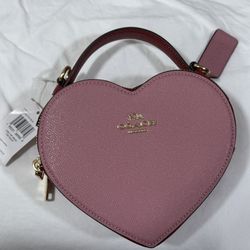 Coach heart Bag New With Tags