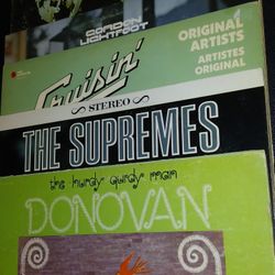 Give The Gift Of Music 🎶 Vintage Lot (5) Vinyl Records  DONOVAN The Supremes