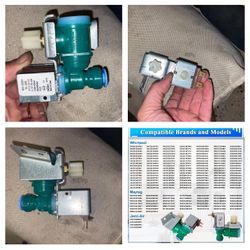 W10238100 WPW10238100 Refrigerator Water Inlet Valve Compatible with Whirlpool, Kenmore, Refrigerator, Replacement for W10498992 W11451511 W11512399 A