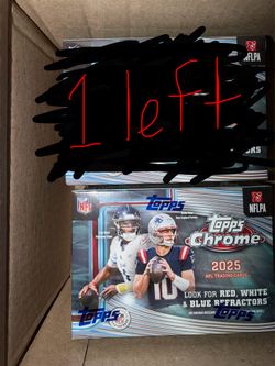 2025 Topps Chrome Football - Factory Sealed - Value Box