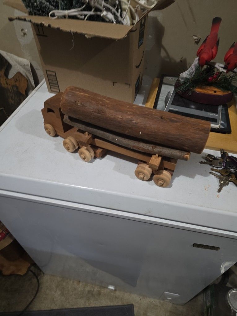 Wooden Logging Truck