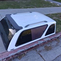 Camper Shell.  White Fiberglass.  From Nissan