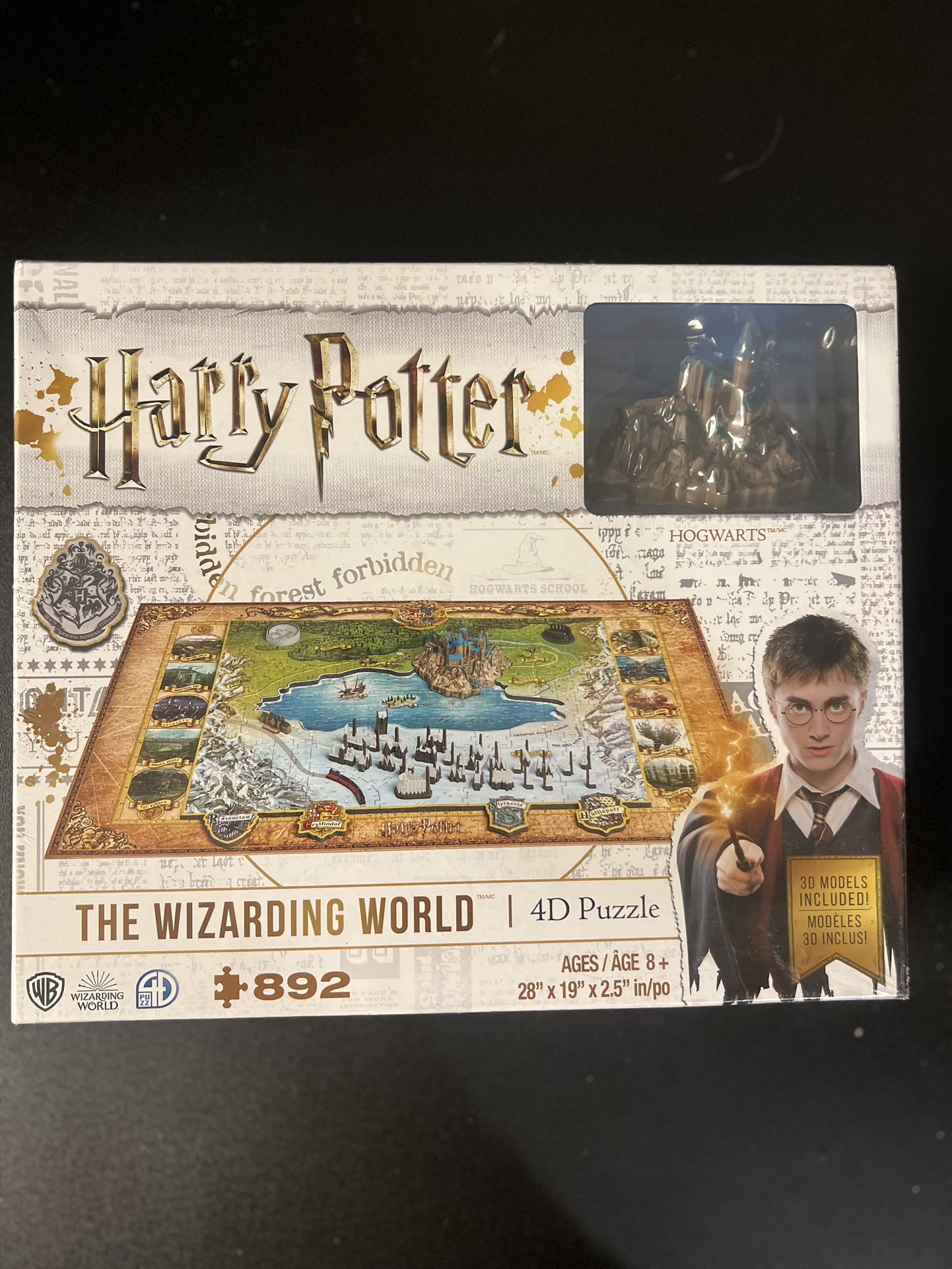 HARRY POTTER - THE WIZARDING WORLD 4-D Puzzle 892 Pieces New Sealed