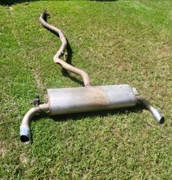 2014-2018 BMW F15 X5 3.0L REAR EXHAUST MUFFLER W TIPS