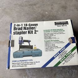 Nailer/Stapler Kit 