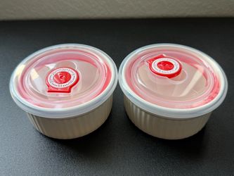 Crème Brûlée Ramekins with Lids (Set of 2)