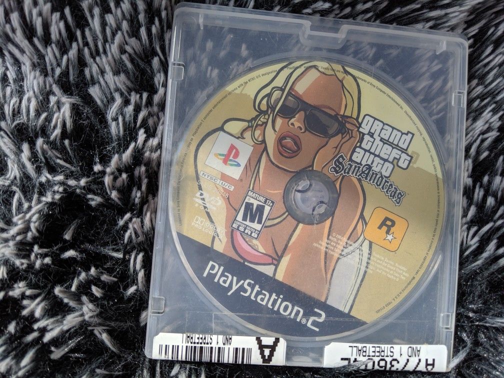 PS2 GTA SAN ANDREAS