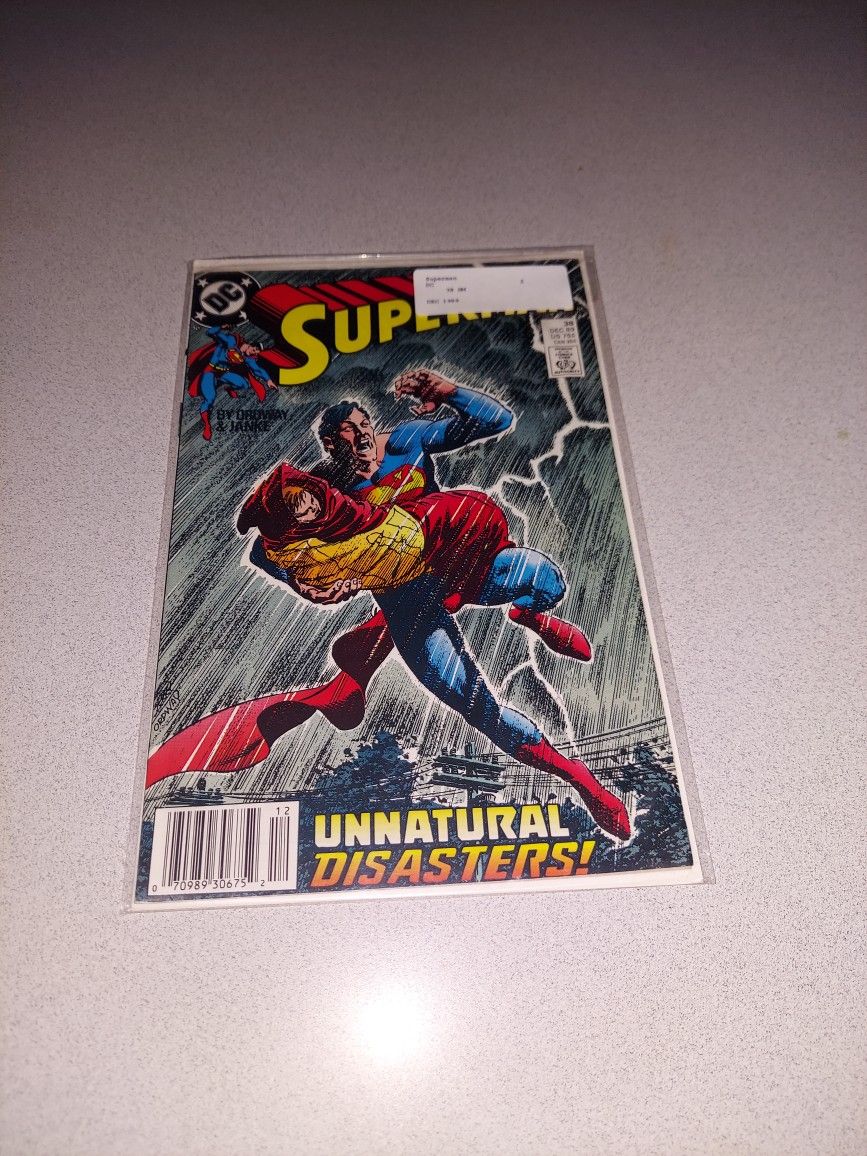 1989 SUPERMAN #38 COMIC BAGGED AND BOARDED