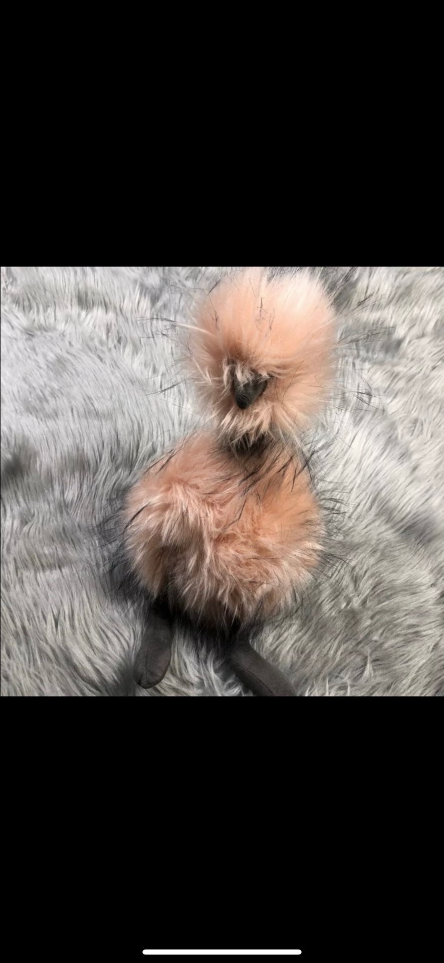 Jellycat just peachy pom pom ostrich plush. $20