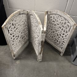 Wood pet gate 4 panel