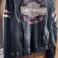 Harley Davidson Jacket, Shirt And Helmet