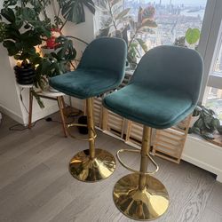 Adjustable Bar chairs X 2