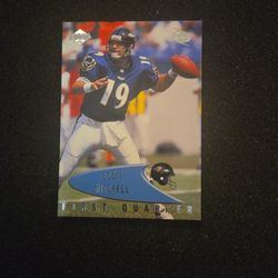 1999 Collectors Edge Odyssey First Quarter Baltimore Ravens Scott Mitchell #17