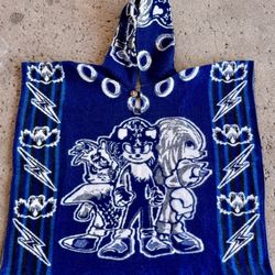 Sonic Kids Size Alpaca Poncho