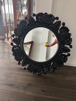 Large black mirror