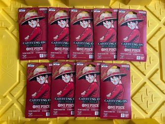 One piece OP-13 sleeved boosters