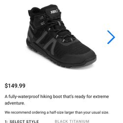  Xeroshoes Waterproof Boots Size 15