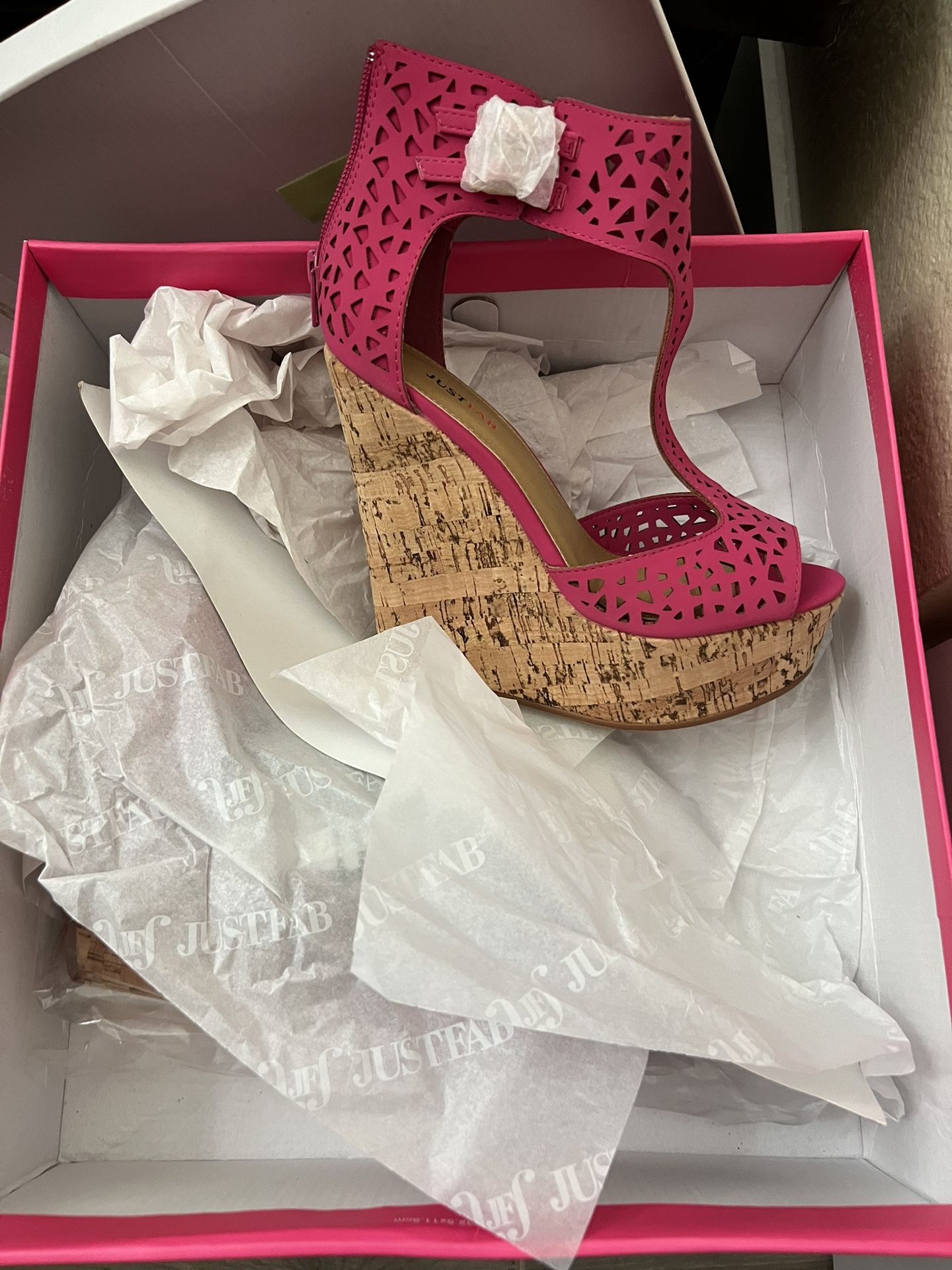 Hot Pink Wedge