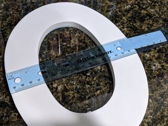 Wood Letter "O" for Crafts