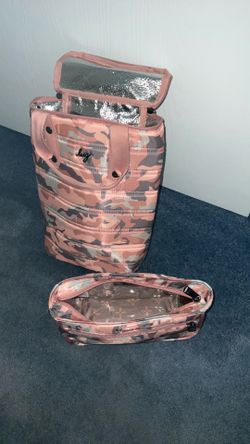 Lug camo pink-cosmetic bag and wine cooler bag