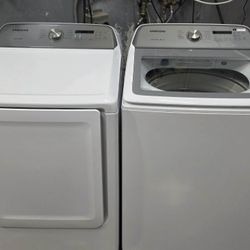 Samsung Washer And Electric Dryer Set Like New