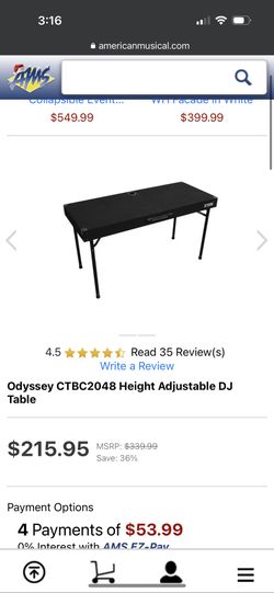 Odyssey DJ Table
