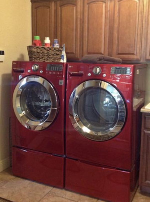 LG Cherry Red Dryer & Drawer for Sale in Gold River, CA OfferUp