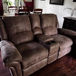 Two Seat Reclining Couches 