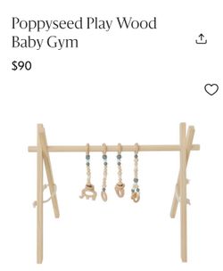 Natural Baby Wooden Play Gym
