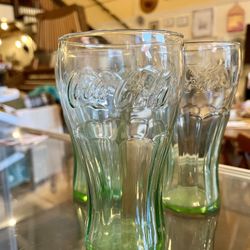Vintage Coca-Cola Flared Glasses