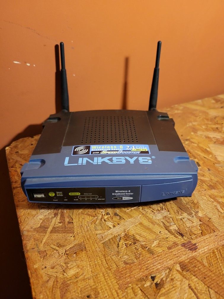 Linksys Speed Booster 2.4 GHz Router, 4 Port