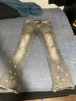 Purple jeans
