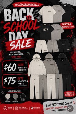 Essentials hoodies pants shorts shirts