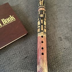 Instrument Native American Carved 