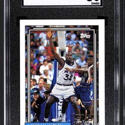 1992 93 TOPPS #362 SHAQUILLE O'NEAL ROOKIE CARD RC ORLANDO MAGIC HOF GEM MINT