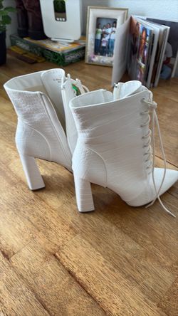 Leather Heel Boots