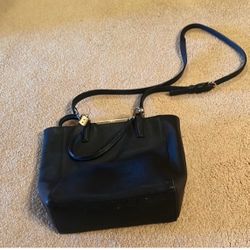 Coach Madison Mini Black Saffiano Leather Crossbody Bag 29001