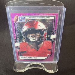 Jerome Ford Leaf Refractor RC/ProSet Cards 