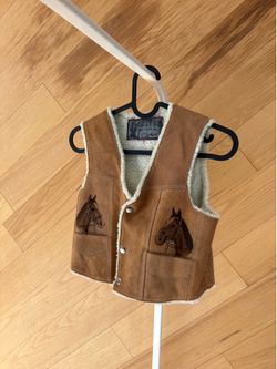 Cowboy boy vest size 8-10