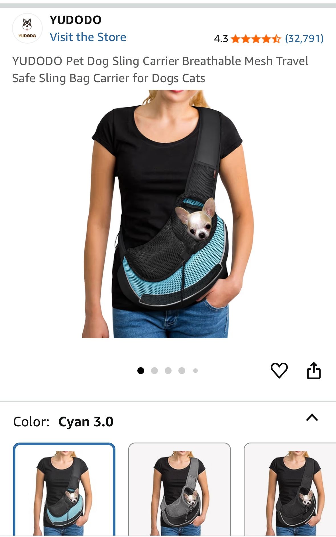Dog Sling Carrier